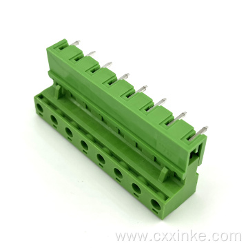 7.62mm pitch pluggable PCB terminal block male and female connector